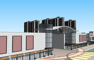 工业园区改建小商品市场加还迁住宅 SketchUp模型库应用与资源获取指南